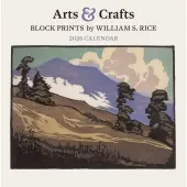 William Seltzer Rice Arts and Crafts 2026 Wall Calendar