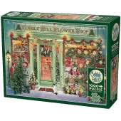 Christmas Flower Shop 1000 Piece Puzzle