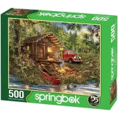 Cozy Cabin Retreat 500 Piece Puzzle