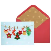 Hanging Christmas Items Christmas Card