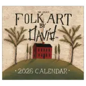Folk Art by David Harden 2026 Wall Calendar