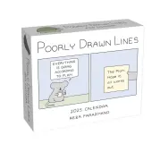 Poorly Drawn Lines 2025 Desk Calendar