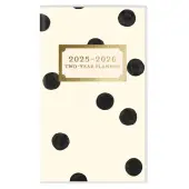 Classic Charm 2025 2 Year Checkbook Size Pocket Planner