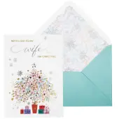 Feminine Tree Christmas Card