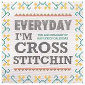Cross Stitch Lyrics 2025 Wall Calendar