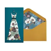 Long Dress Birthday Card