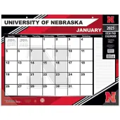 COL Nebraska Cornhuskers 2025 Desk Pad