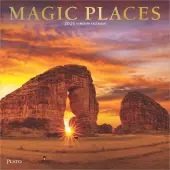 Magic Places by Plato 2025 Foil Wall Calendar