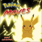 Pokemon Moves 2025 Wall Calendar