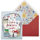 Roarsome Christmas with Dinos Christmas Card