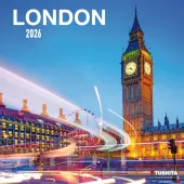 London At Twilight 2026 Wall Calendar