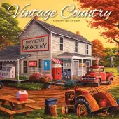 Vintage Country Hopper 2025 Wall Calendar