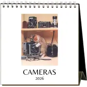 Cameras 2026 Easel Desk Calendar