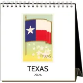 Texas Nostalgic 2026 Easel Desk Calendar