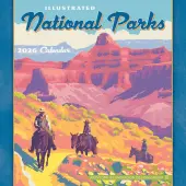 Illustrated National Parks 2026 Mini Wall Calendar