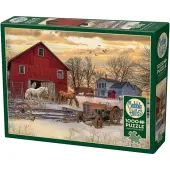 Winter on the Farm 1000 Piece Puzzle