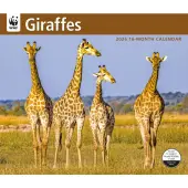 Giraffes WWF 2026 Wall Calendar