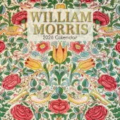William Morris Rose 2026 Wall Calendar