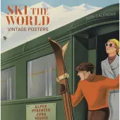 Ski the World 2026 Wall Calendar