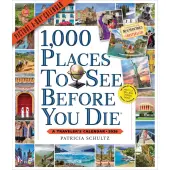 1000 Places To See 2026 Wall Calendar
