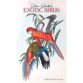 John Goulds Exotic Birds Poster 2026 Wall Calendar
