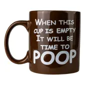 Time to Poop 16 Ounce Mug