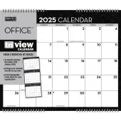 Office Tri-View 2025 Wall Calendar