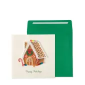 Gingerbread House Christmas Card