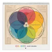 Colors Square 2026 Wall Calendar