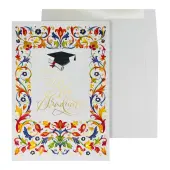 Florentine Graduation Greeting Card with Border