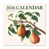 Botany Fruits 2026 Wall Calendar
