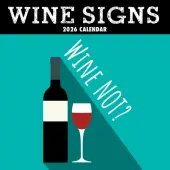 Wine Signs 2026 Wall Calendar