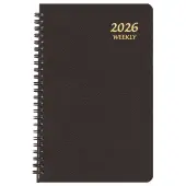 Black Weekly 2026 Planner