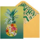 Pineapple Blossom Thank You Card