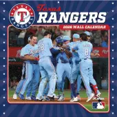 MLB Texas Rangers 2026 Wall Calendar