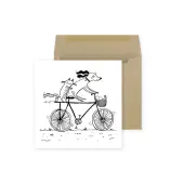 Cherished Companions Bicycle Ride Friendship Card