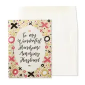 Husband XOXO Valentine's Day Card