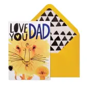 Heartfelt Pride Lion Father's Day Card
