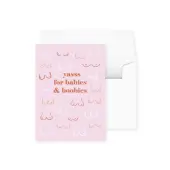 Babies & Boobies New Baby Card