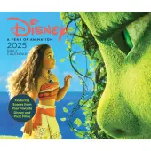 Disney A Year of Animation 2025 Desk Calendar