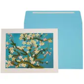 Van Gogh Almond Blossoms Inspired Quilled Greeting Card
