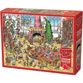 DoodleTown Elves at Work 1000 Piece Puzzle