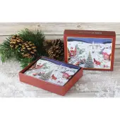 Silent Night Boxed Christmas Cards (18 pack) w/ Decorative Box by Mary Singleton