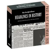 New York Times Headlines in History 2026 Page-a-Day Desk Calendar