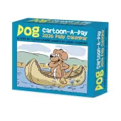 Dog Cartoon A Day 2026 Desk Calendar