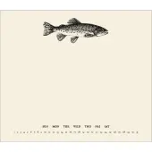 Trout Perpetual Mousepad Calendar