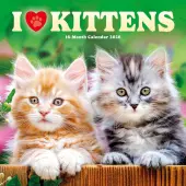 Kittens I Love 2026 Wall Calendar