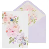 Cascading Florals Blank Card