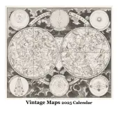 Vintage Maps Square 2025 Wall Calendar
