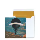 Hot Air Balloon Bon Voyage Card